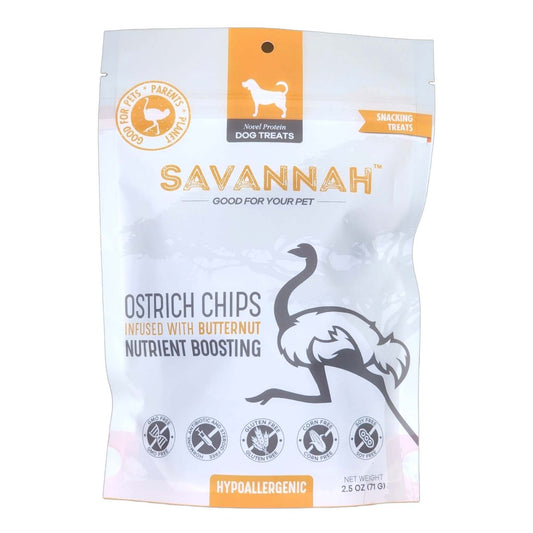 Savannah Ostrich Chips with Butternut, 2.5oz