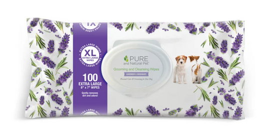 Grooming and Cleansing Wipes Lavendar and Rosemary