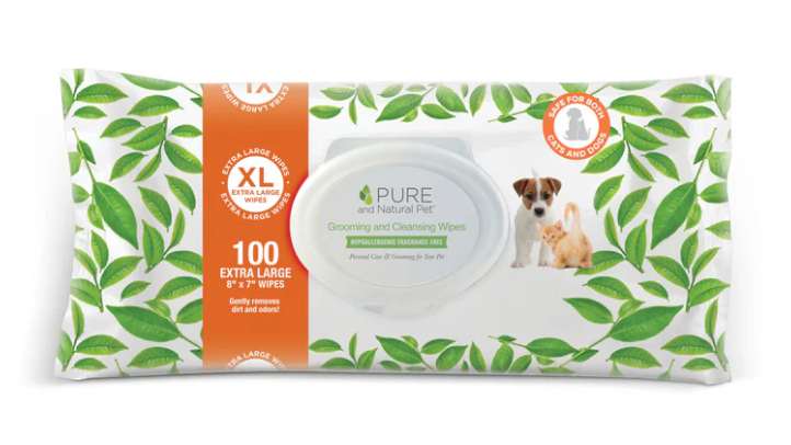 Grooming and Cleansing Wipes (For all Pets) Unscented