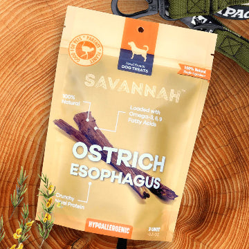 Savannah Ostrich Esophagus, 3ct